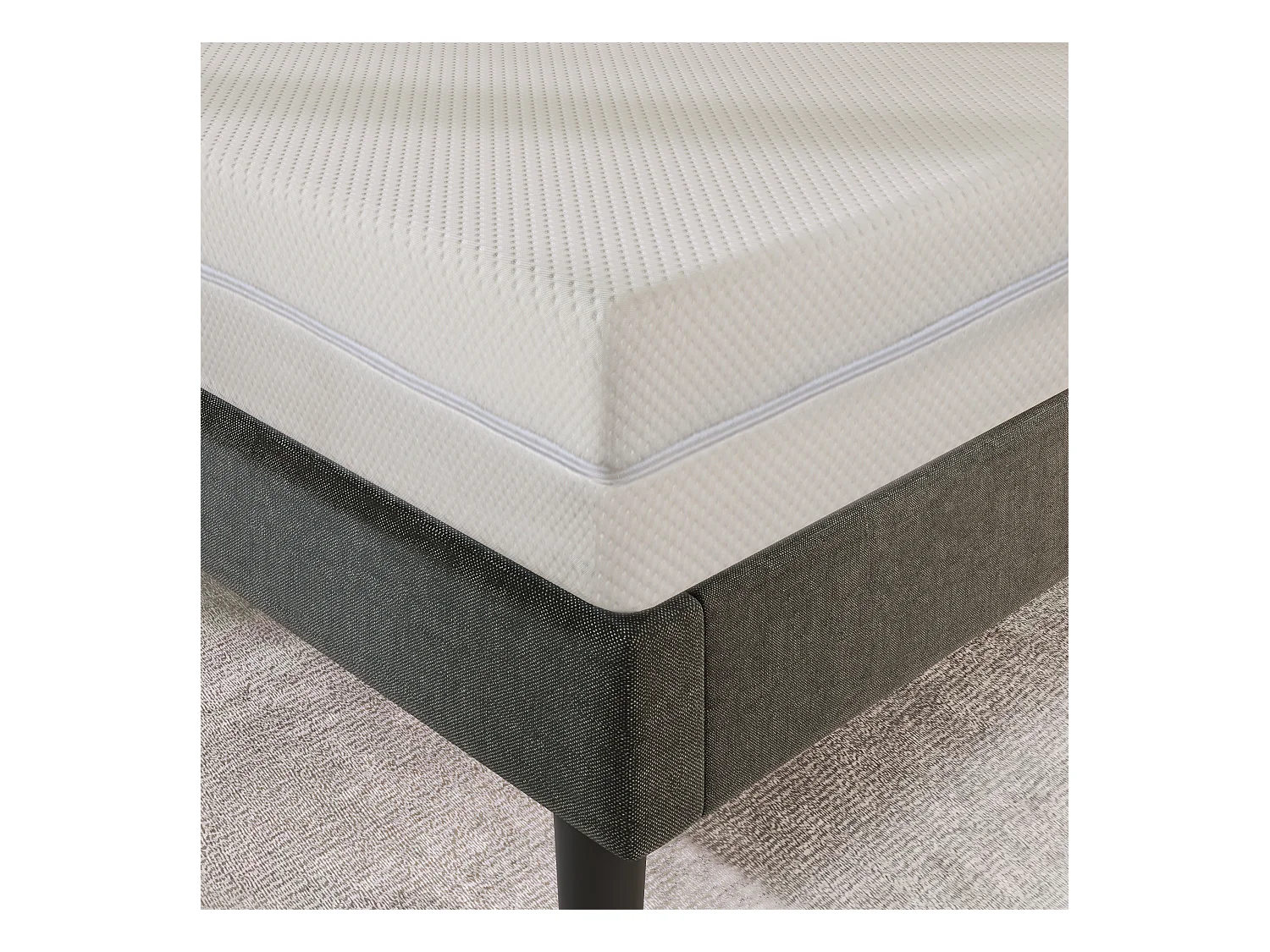 Matelas 180x200cm Mousse HR 7 zones ép.20cm, Déhoussable