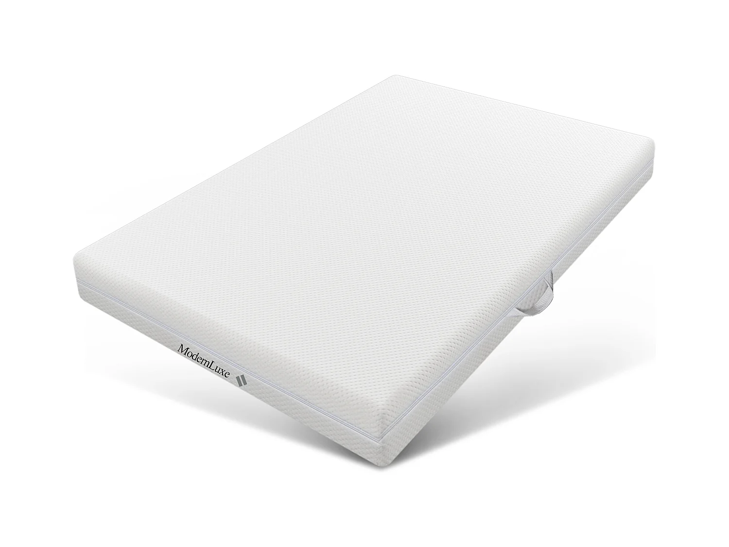 Matelas 140x200cm Mousse HR 7 zones ép.20cm, Déhoussable