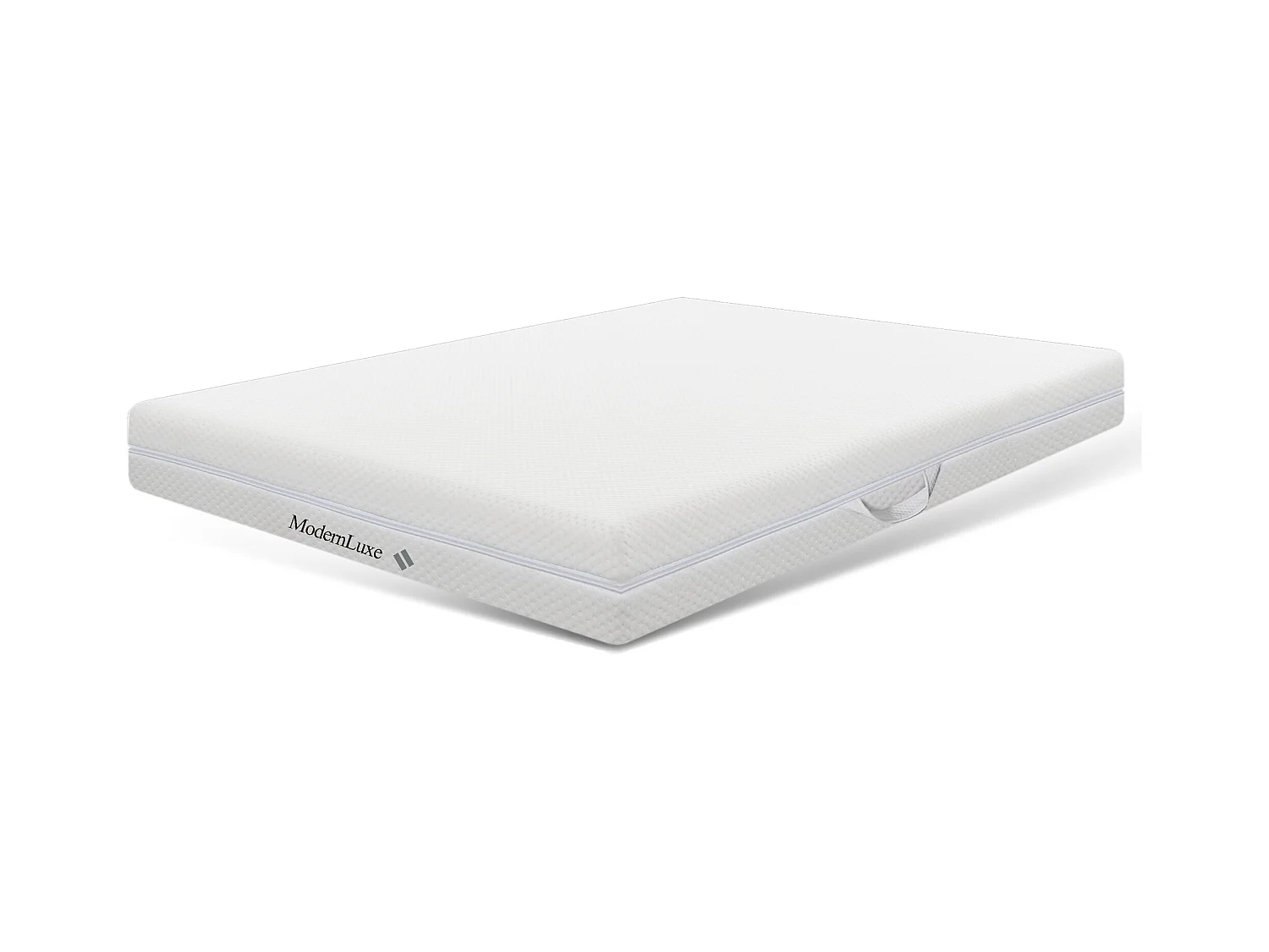 Matelas 140x200cm Mousse HR 7 zones ép.20cm, Déhoussable