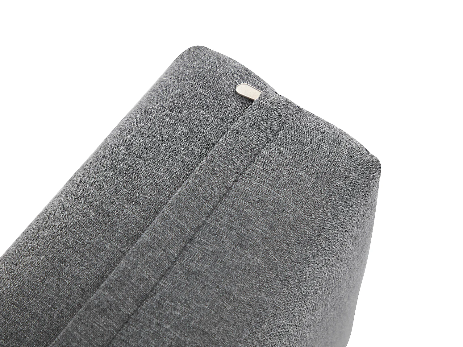 Conjunto de jardim em alumínio: um sofá de canto e uma mesa de centro - Natural claro e almofadas antracite - GUIOMAR da MYLIA