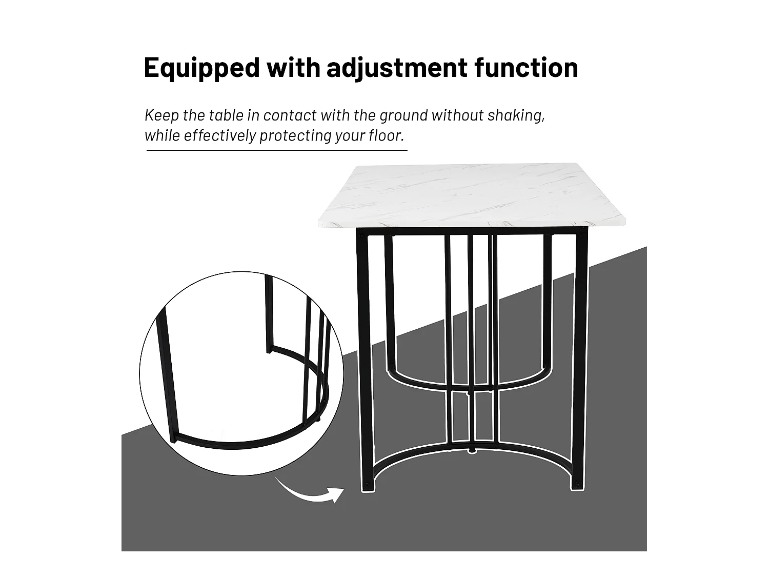 Lot de 5 table à manger et chaises - 140 x 80 x 75 cm - table à pieds noir - velours + MDF - vert foncé