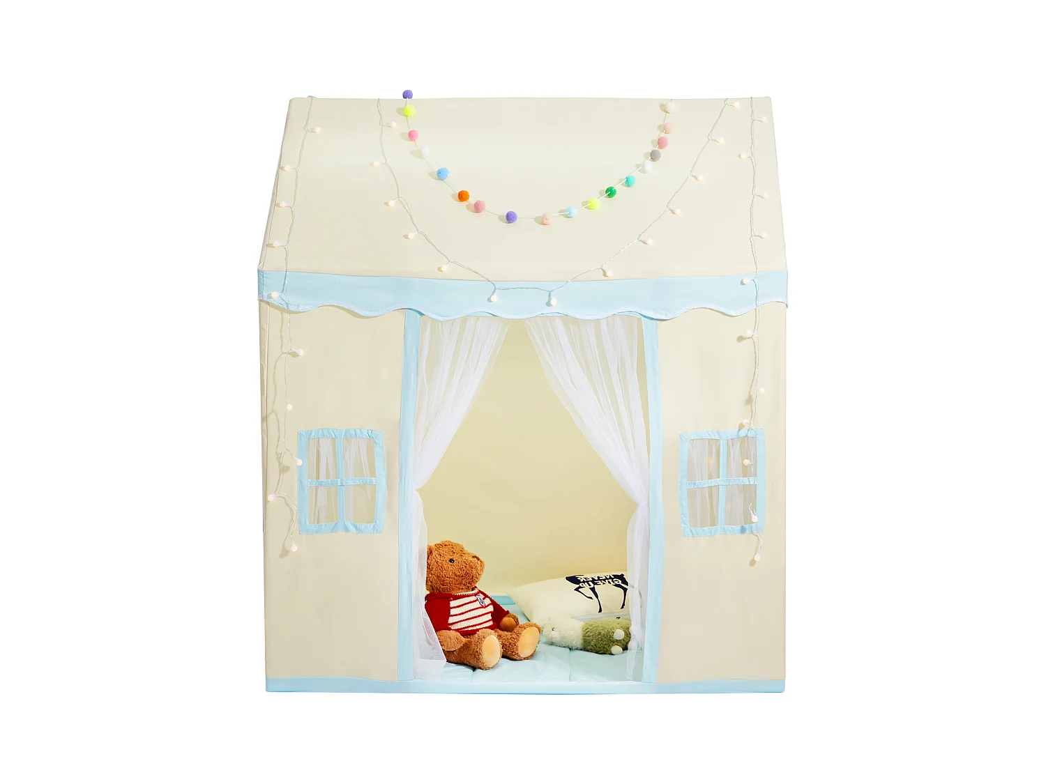 Tenda da Gioco per Bambini SucceBuy, 1 a 5 Anni, con Tappeto e Lampada