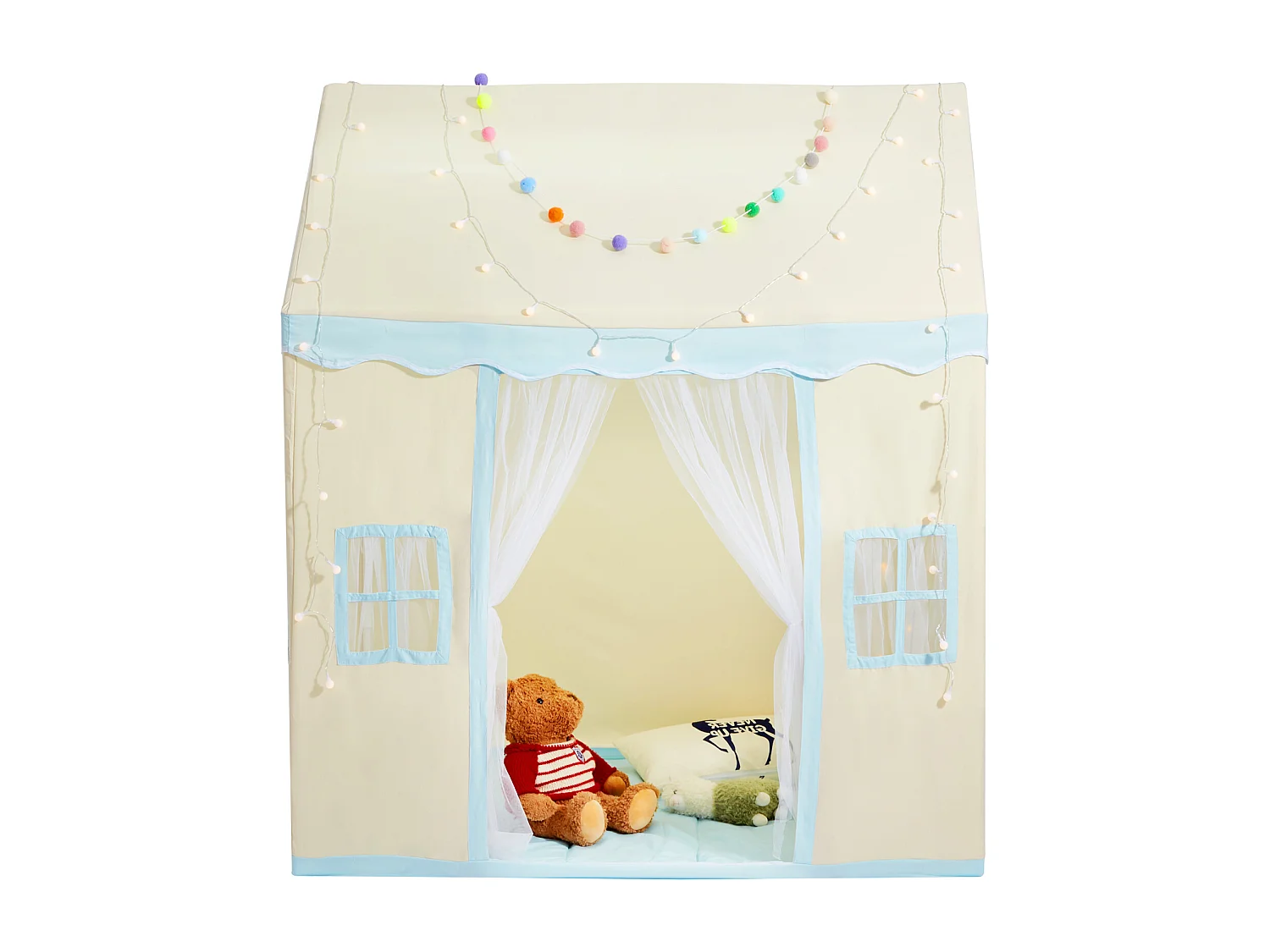 Tente de Jeu pour Enfants SucceBuy, 1 à 5 Ans, avec Tapis et Lampe