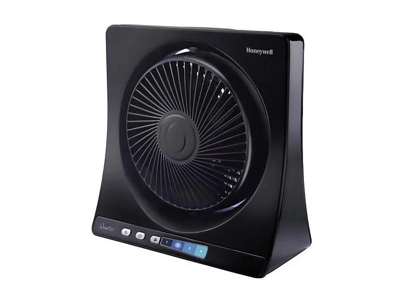 Ventilador de Mesa Oscilante QuietSet Honeywell HT354E4 20cm Negro