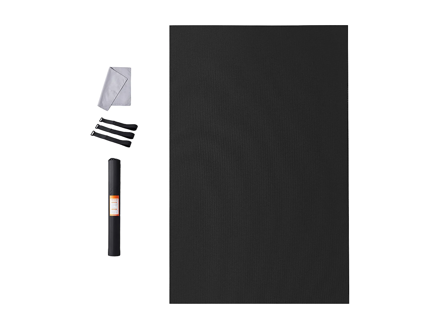 Tapete de Yoga SucceBuy, 2,4 x 1,5 m, Tapete de Yoga Antiderrapante de Alta Densidade, para Yoga em Casa, Pilates e Treinamento no Chão