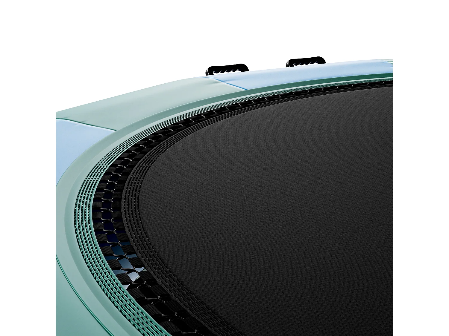 Trampoline Aquatique Gonflable SucceBuy 457 cm, Trampoline sur l’Eau 470x60 cm, Bleu-Vert