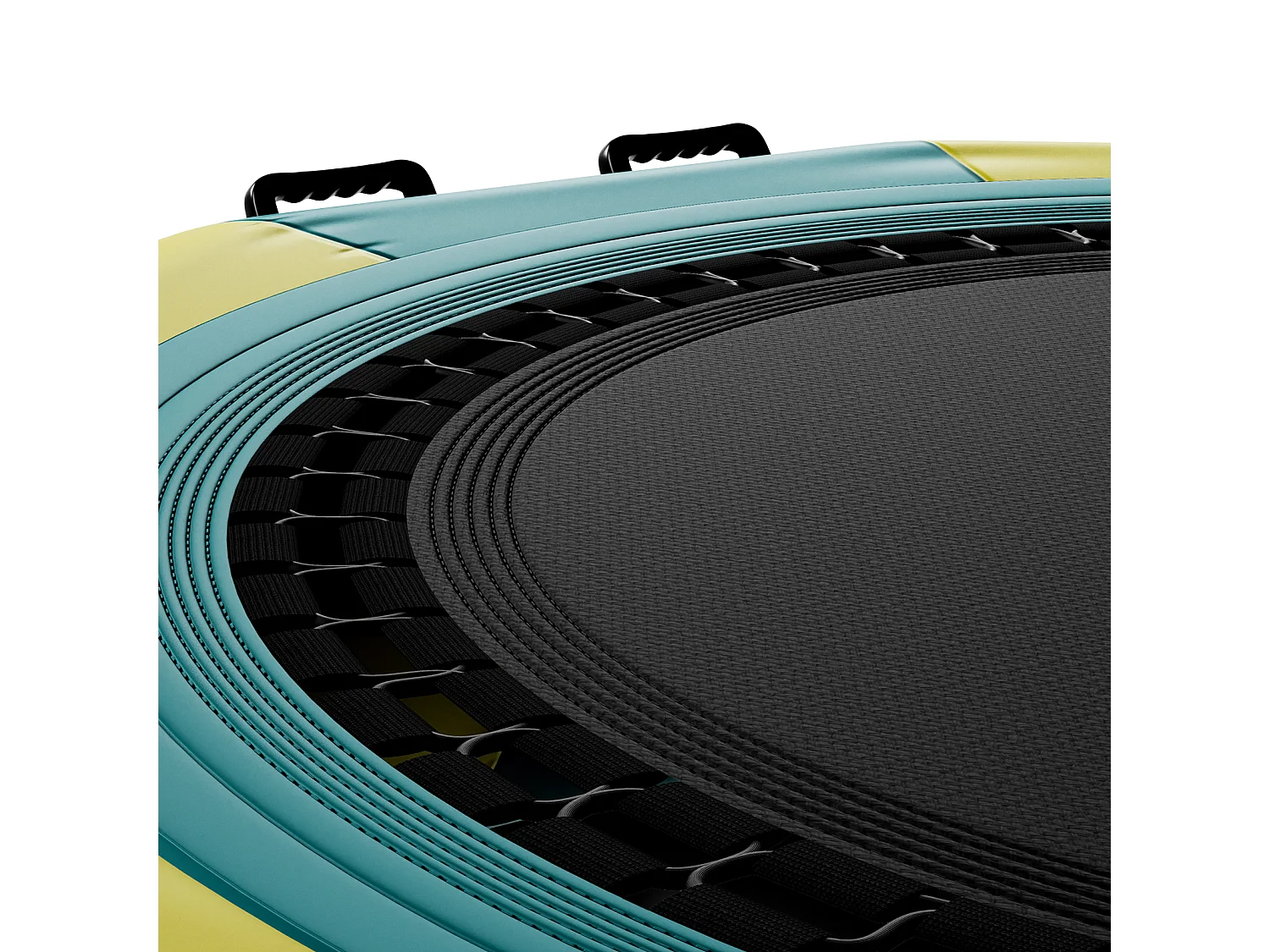 Trampoline Aquatique Gonflable SucceBuy 305 cm, Trampoline sur l’Eau 310x60 cm, Plate-forme de Natation