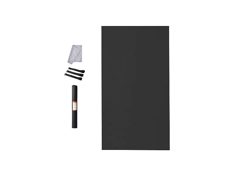 Tapis de Yoga SucceBuy, Tapis d'Exercice Haut de Gamme, 3 x 1,8 m, Noir, pour Yoga à Domicile, Pilates et Entraînement au Sol