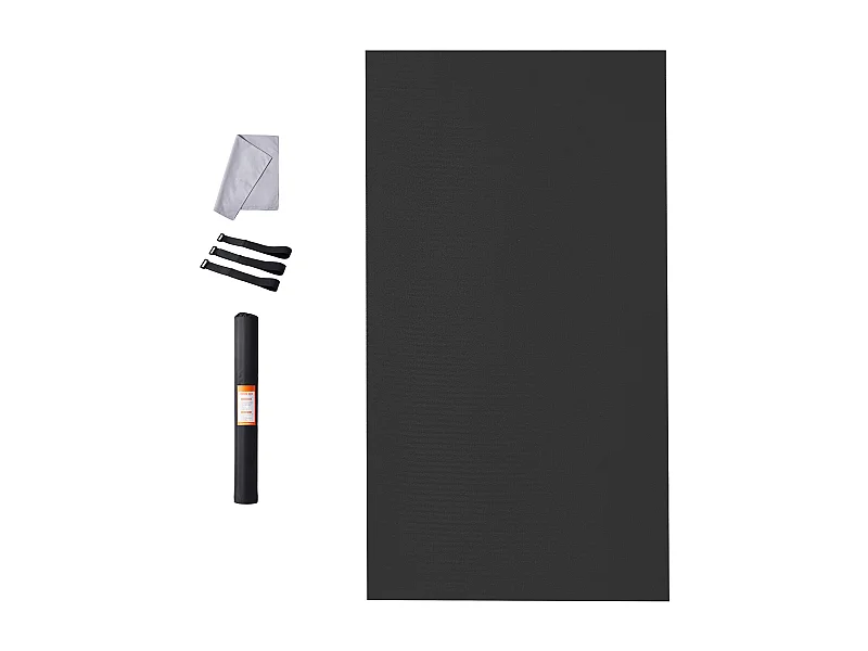 Yogamatte SucceBuy, Premium-Übematte, 3 x 1,8 m, Schwarz, für Yoga zu Hause, Pilates und Bodenarbeit