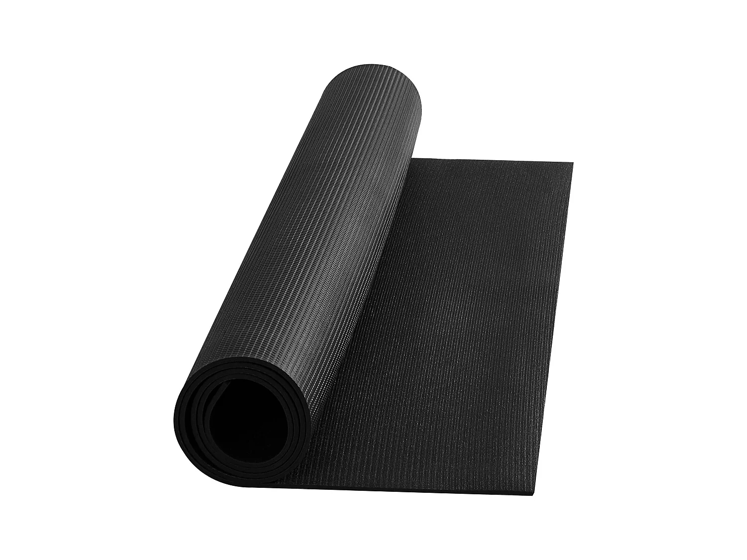 Yoga-Matte SucceBuy, Anti-Rutsch-Yoga-Matte, 2,1 x 1,5 m, für Fitness und Pilates, Schwarz