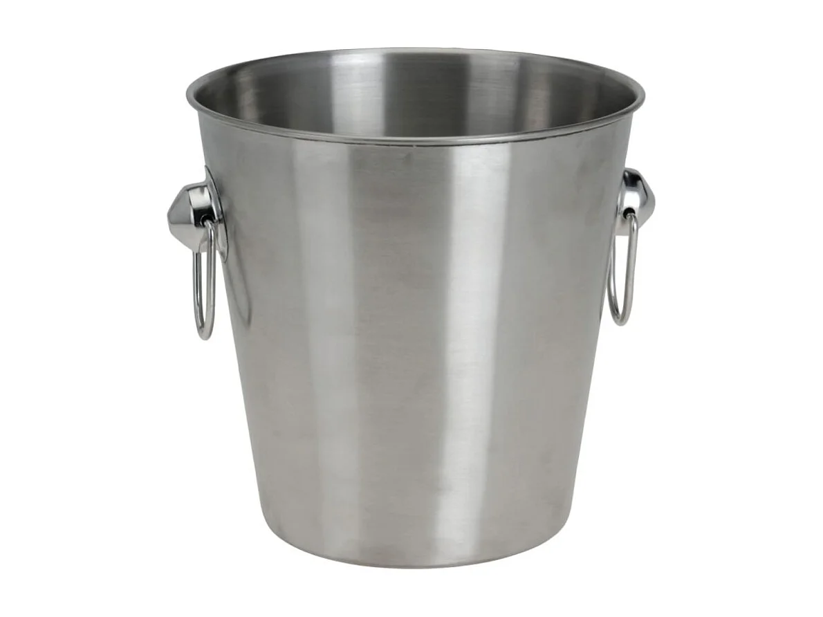 Excellent Houseware Refroidisseur de champagne 3 pcs avec support Inox