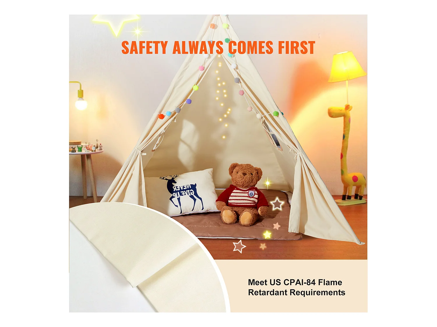 Speeltent voor Kinderen SucceBuy, 1 tot 5 Jaar, met Mat en Ballen