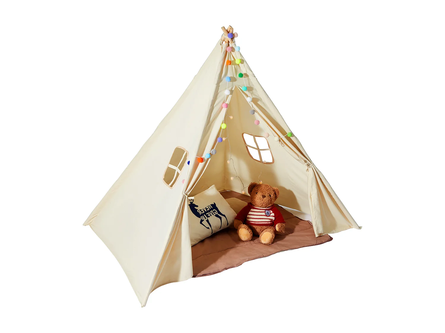 Tente de Jeu pour Enfants SucceBuy, 1 à 5 Ans, avec Tapis et Balles