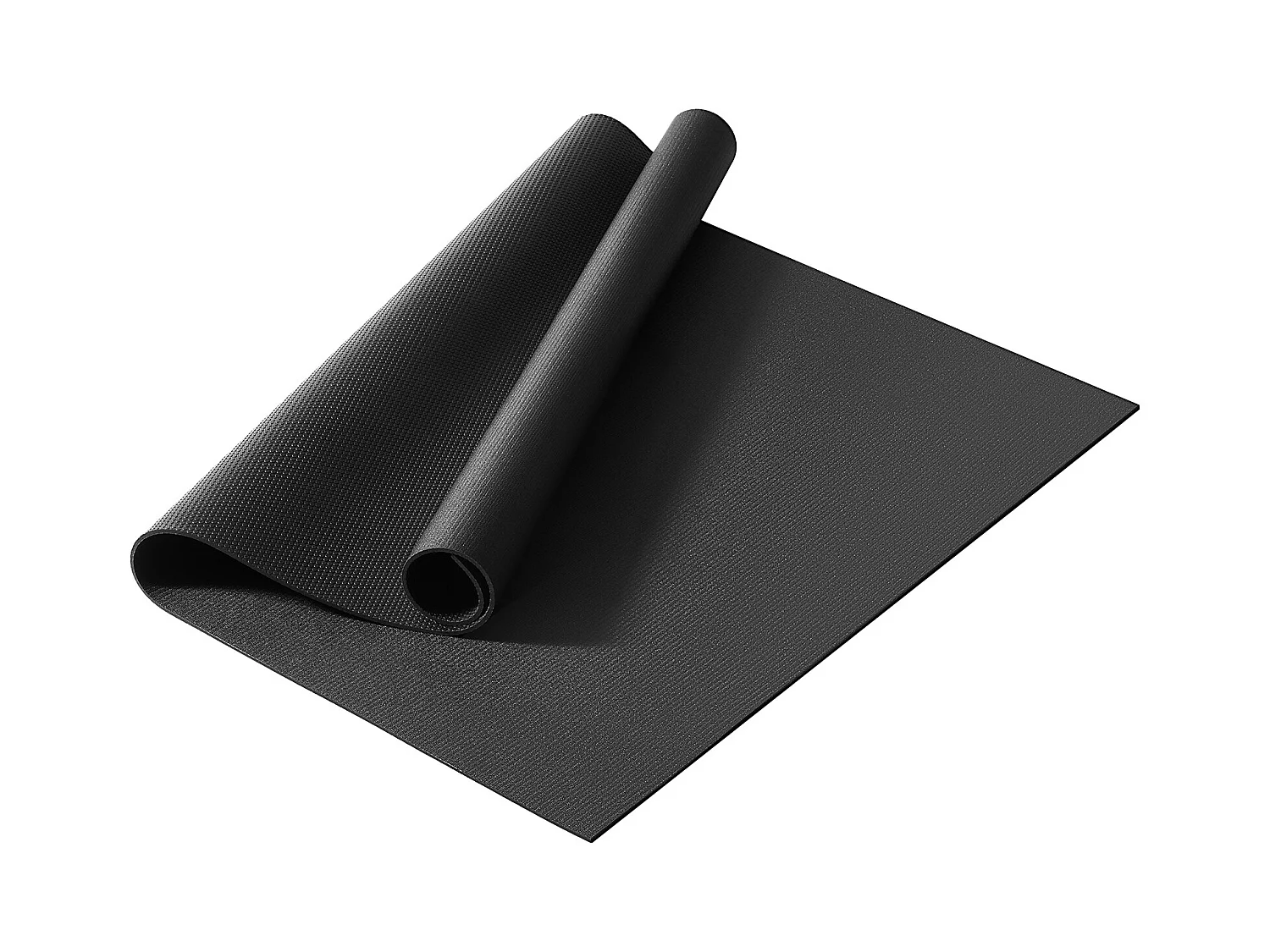 Tapis de Yoga SucceBuy, Tapis d'Exercice Antidérapant, 1,2 X 1,8 m, pour Hommes et Femmes, Noir