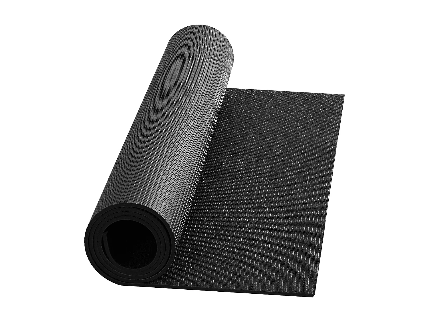 Tapis de Yoga SucceBuy, Tapis d'Exercice Antidérapant, 1,2 X 1,8 m, pour Hommes et Femmes, Noir