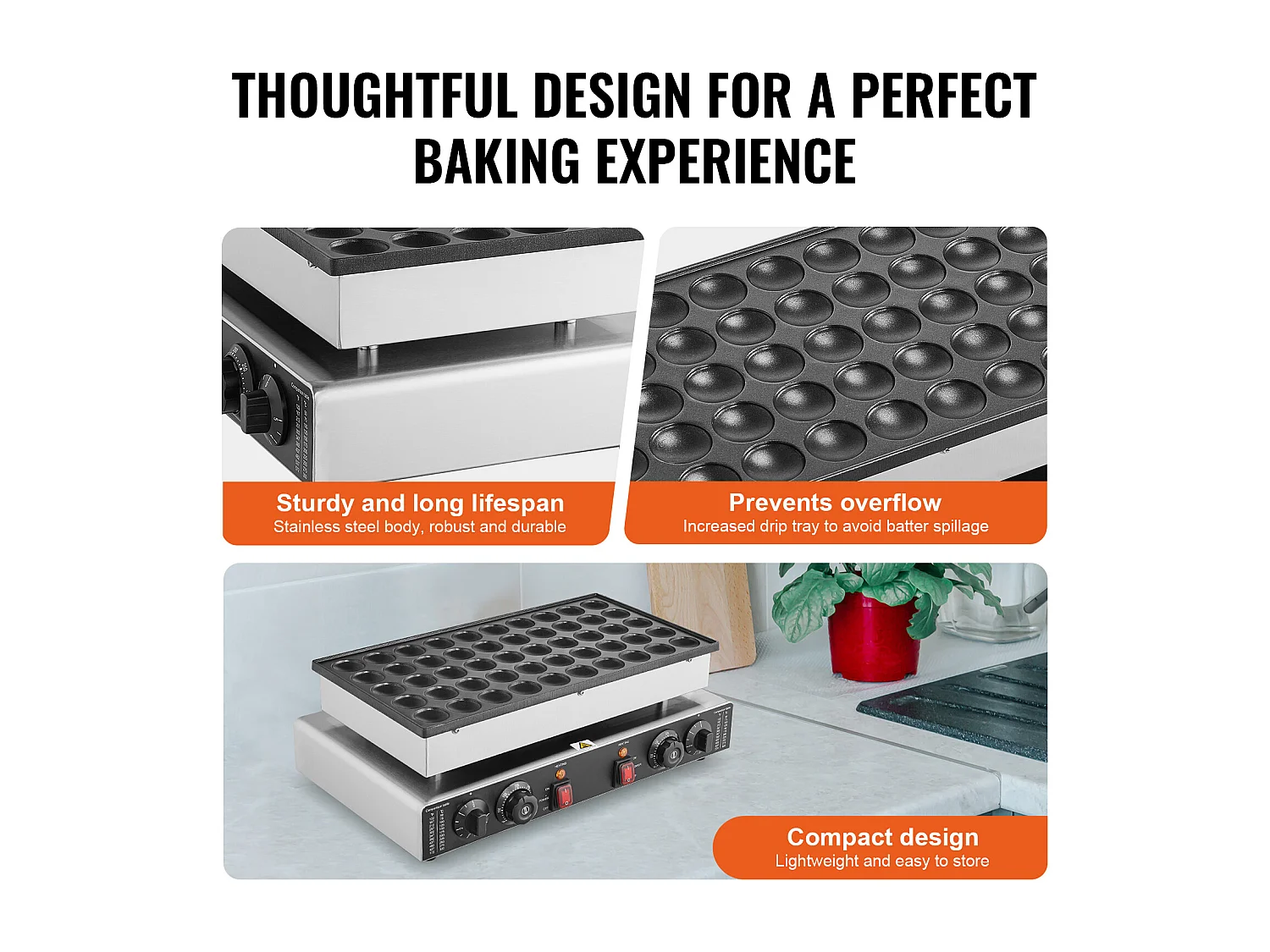 Wafelijzer SucceBuy Mini Machine Voor Hollandse Pannenkoeken 43 mm 1 700 W Commerciële Dorayaki Machine 50 Stuks