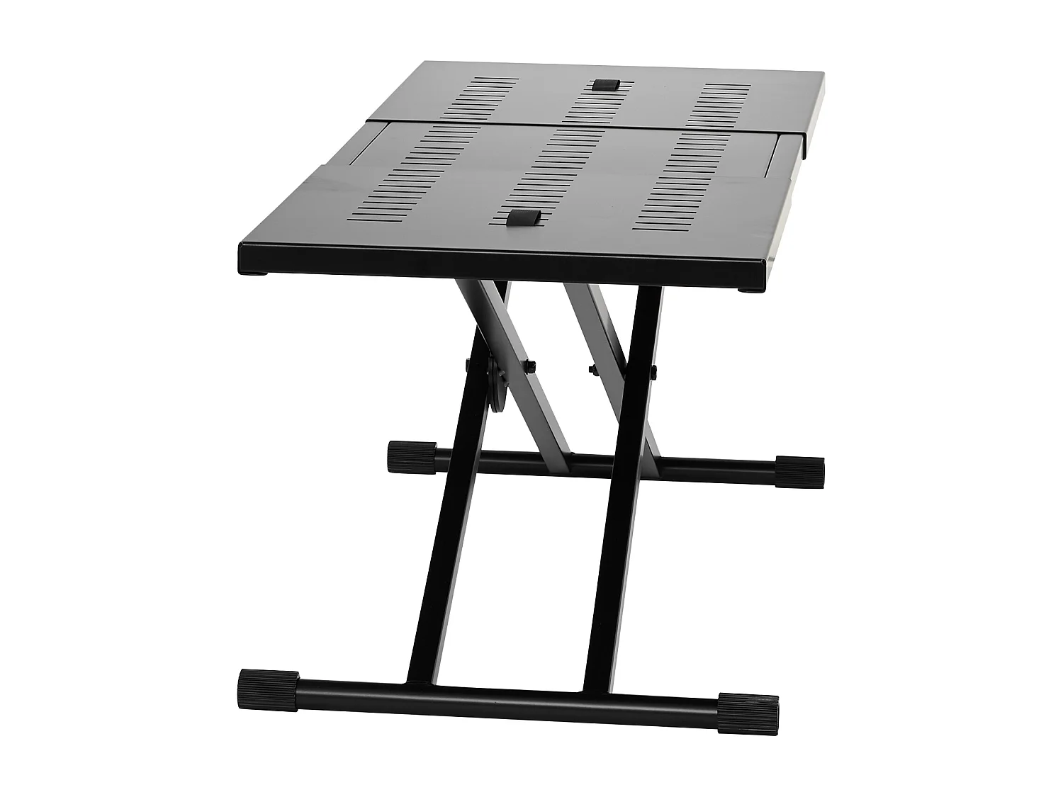 Draagbare DJ-Tafel SucceBuy, Double-X-Toetsenbordinsteun, Instelbare Hoogte, Audio-mixersteun, (820-1095) x 465 mm