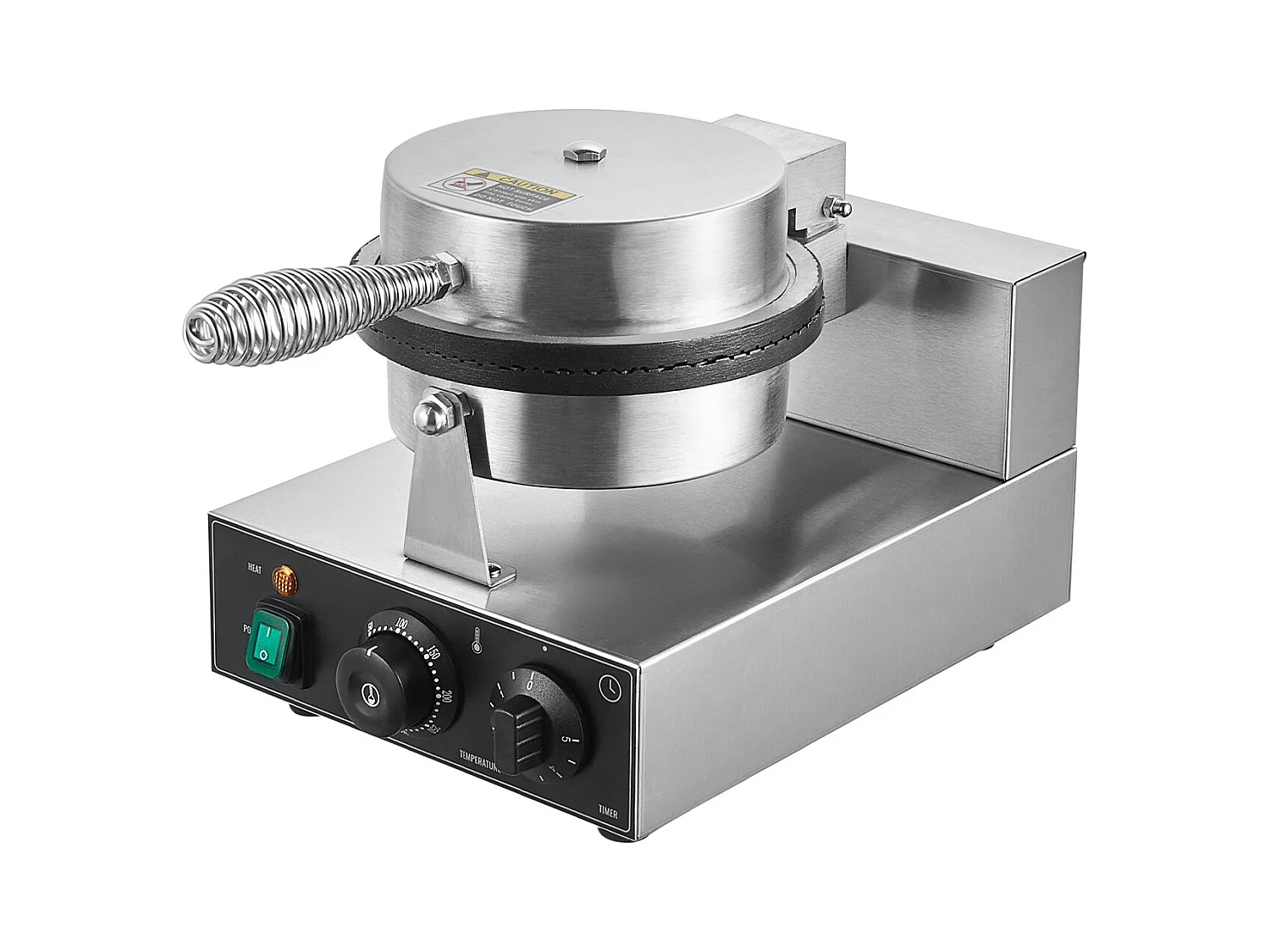 Gaufrier SucceBuy Machine à Cornets de Crème Glacée électrique 1230 W Rouleau d'œufs Gaufré Commercial