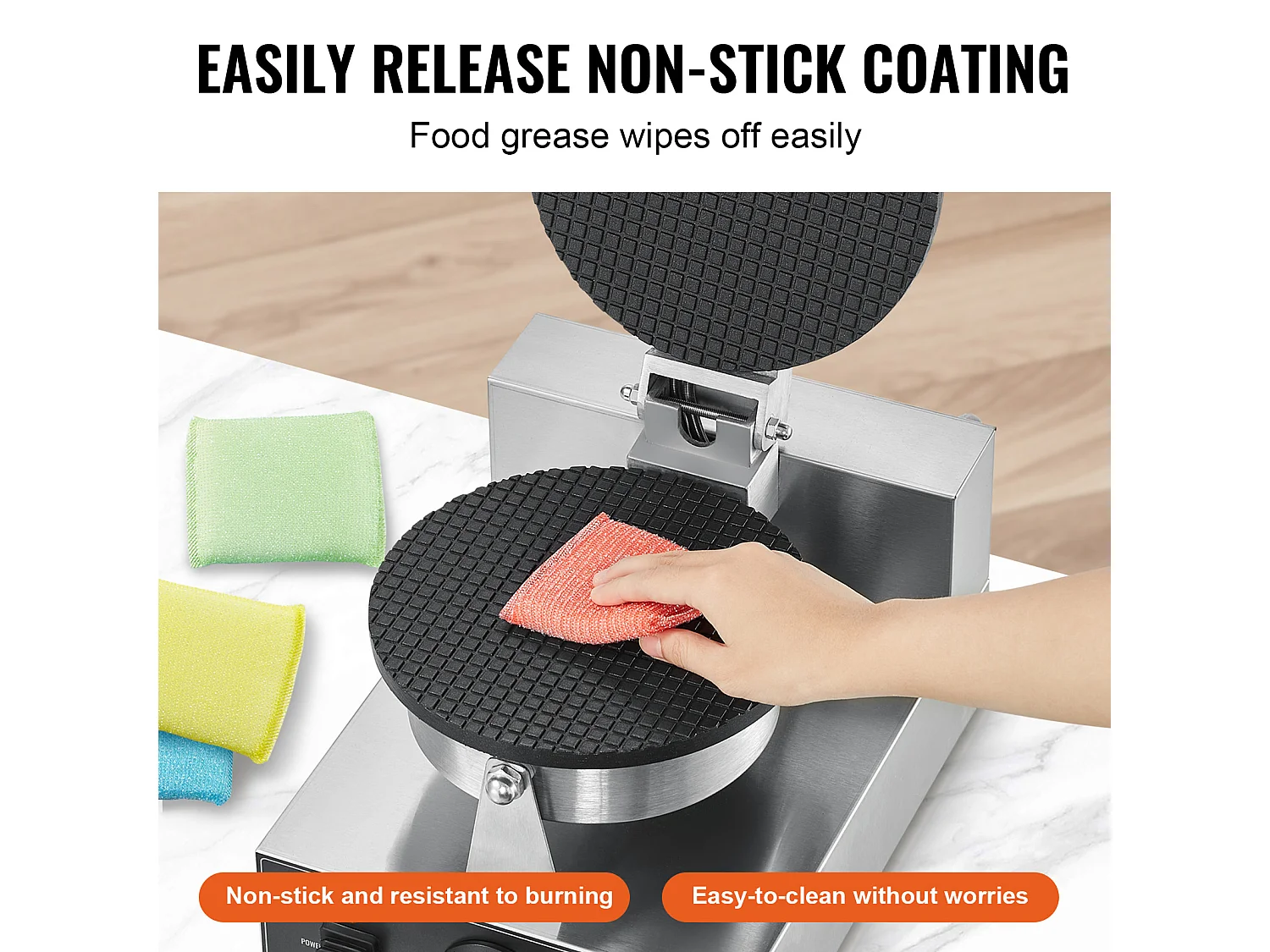 Waffeleisen SucceBuy Elektrische Eiswaffel Maschine 1 230 W Kommerzielles Eierrollen Waffeleisen