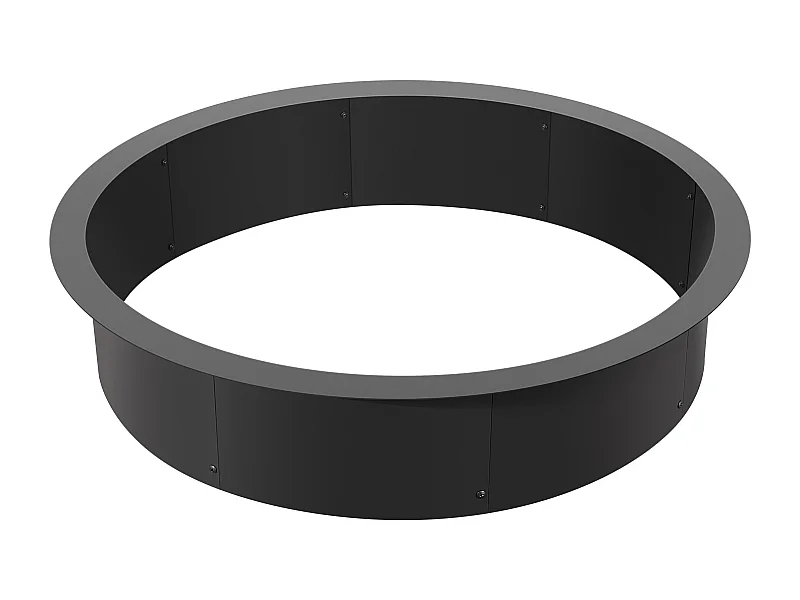 Braséro SucceBuy Anneau de Foyer Rond Acier, Diamètre Extérieur 1016 mm, Intérieur 914,4 mm, pour Camping en Plein Air