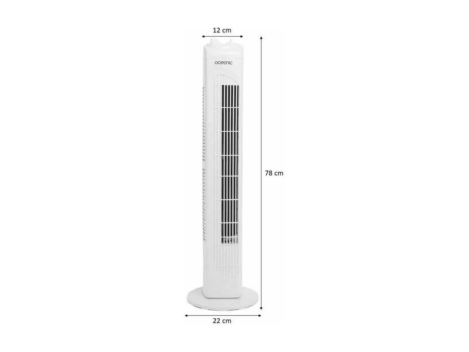 Ventilateur sur Pied Oceanic Blanc 45 W