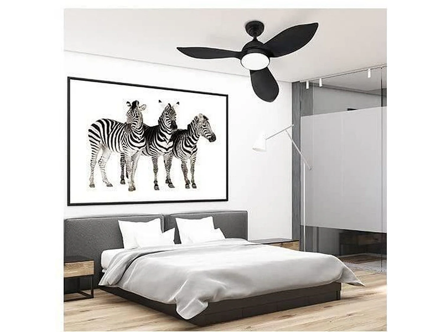 Ventilateur de Plafond FARELEK CORSICA Noir 70 W