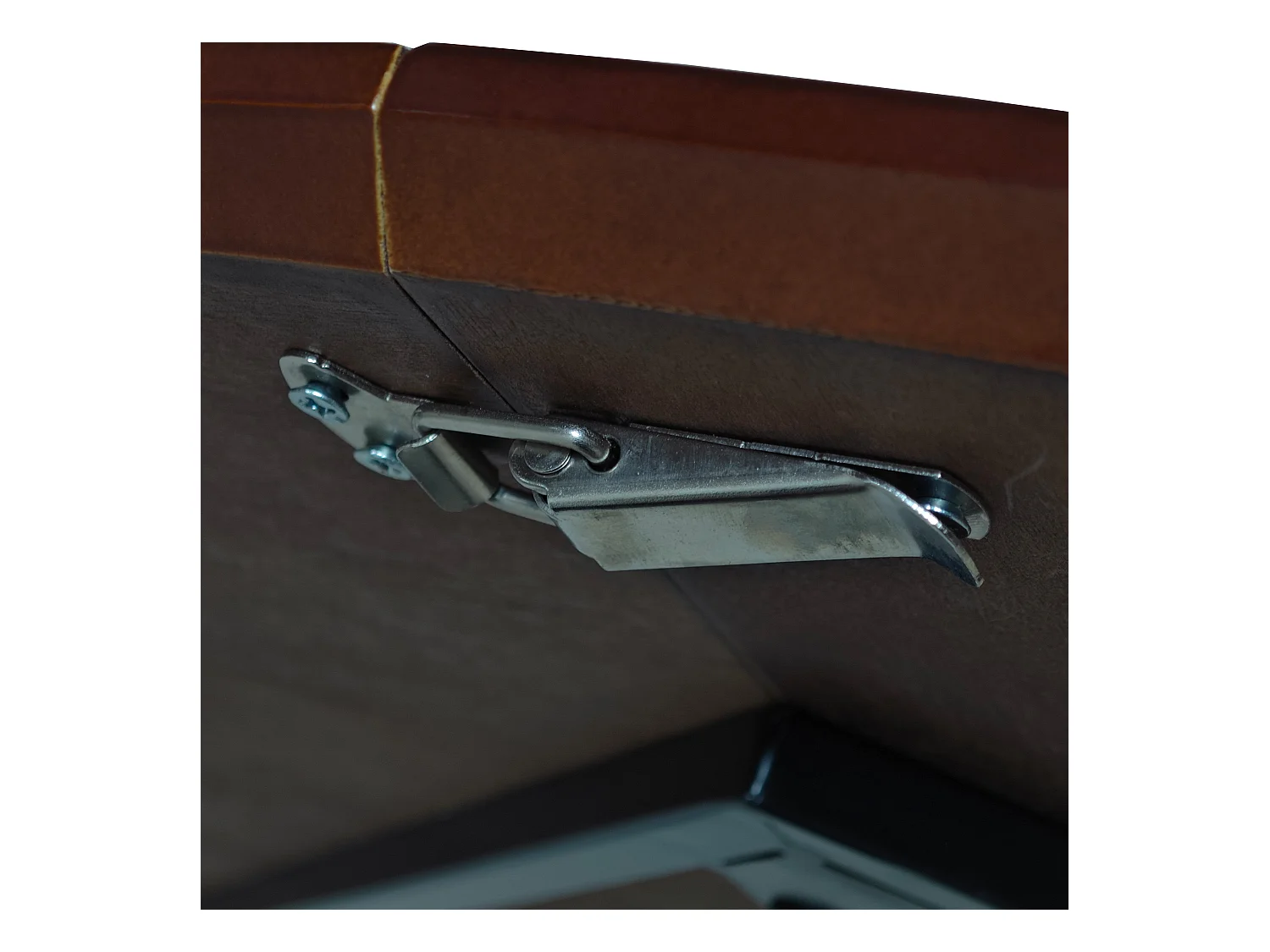 URBAN MEUBLE Table de salle à manger ronde moderne marron effet grain de bois structure métallique noire 120*120*75cm