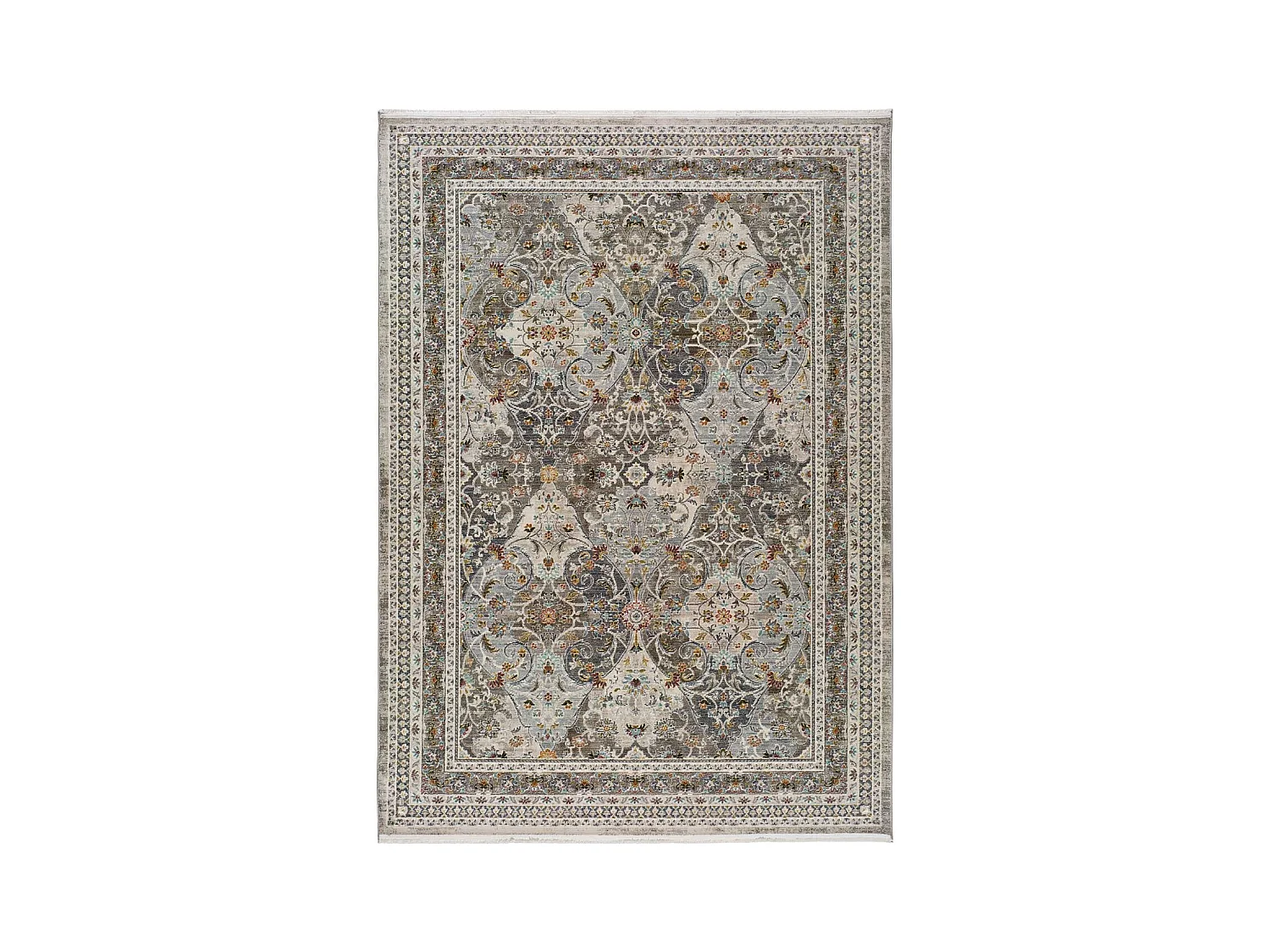 Tapete interior - vintage - multicolorido - 160 x 230 cm - KERMAN