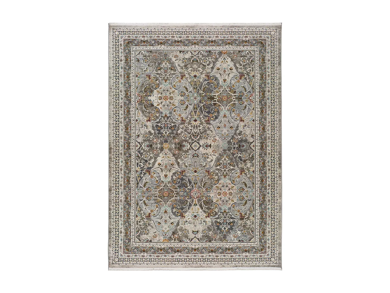 Tapete interior - vintage - multicolorido - 160 x 230 cm - KERMAN