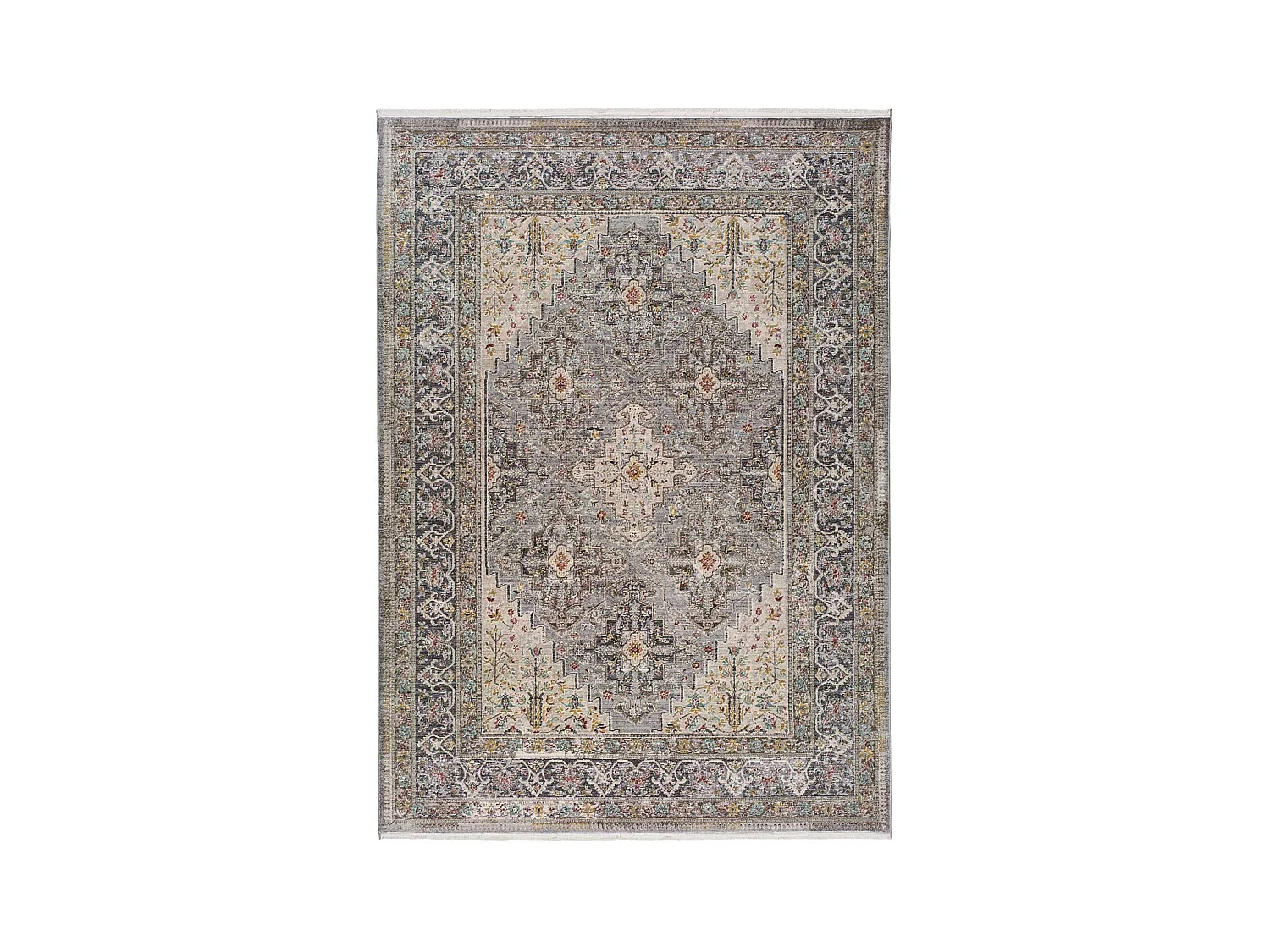 Tapete interior - abstrato - cinzento - 200 x 290 cm - SAROUGH