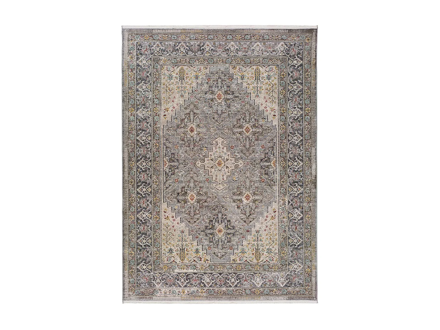 Tapete interior - abstrato - cinzento - 200 x 290 cm - SAROUGH