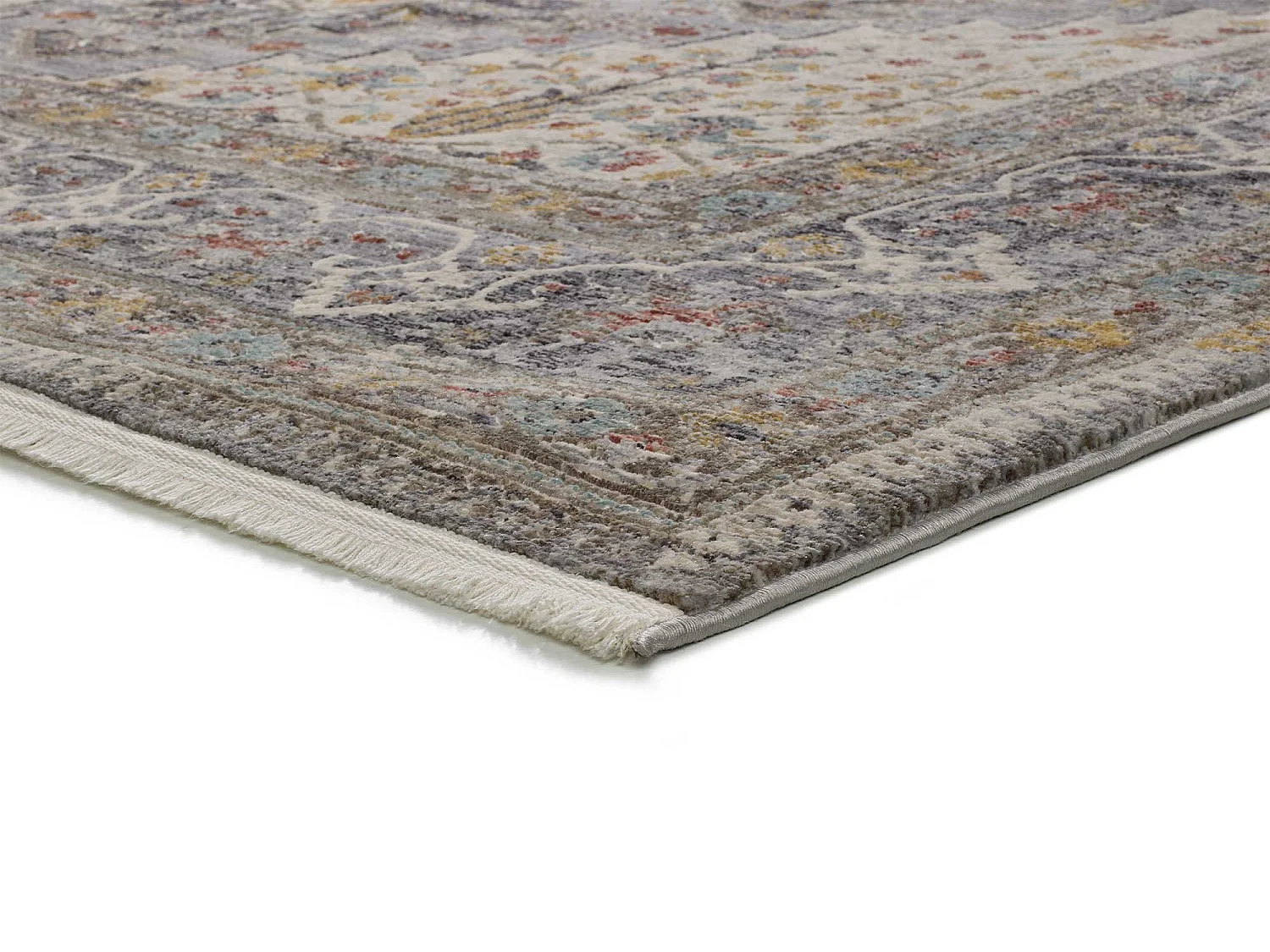 Tapete interior - abstrato - cinzento - 200 x 290 cm - SAROUGH