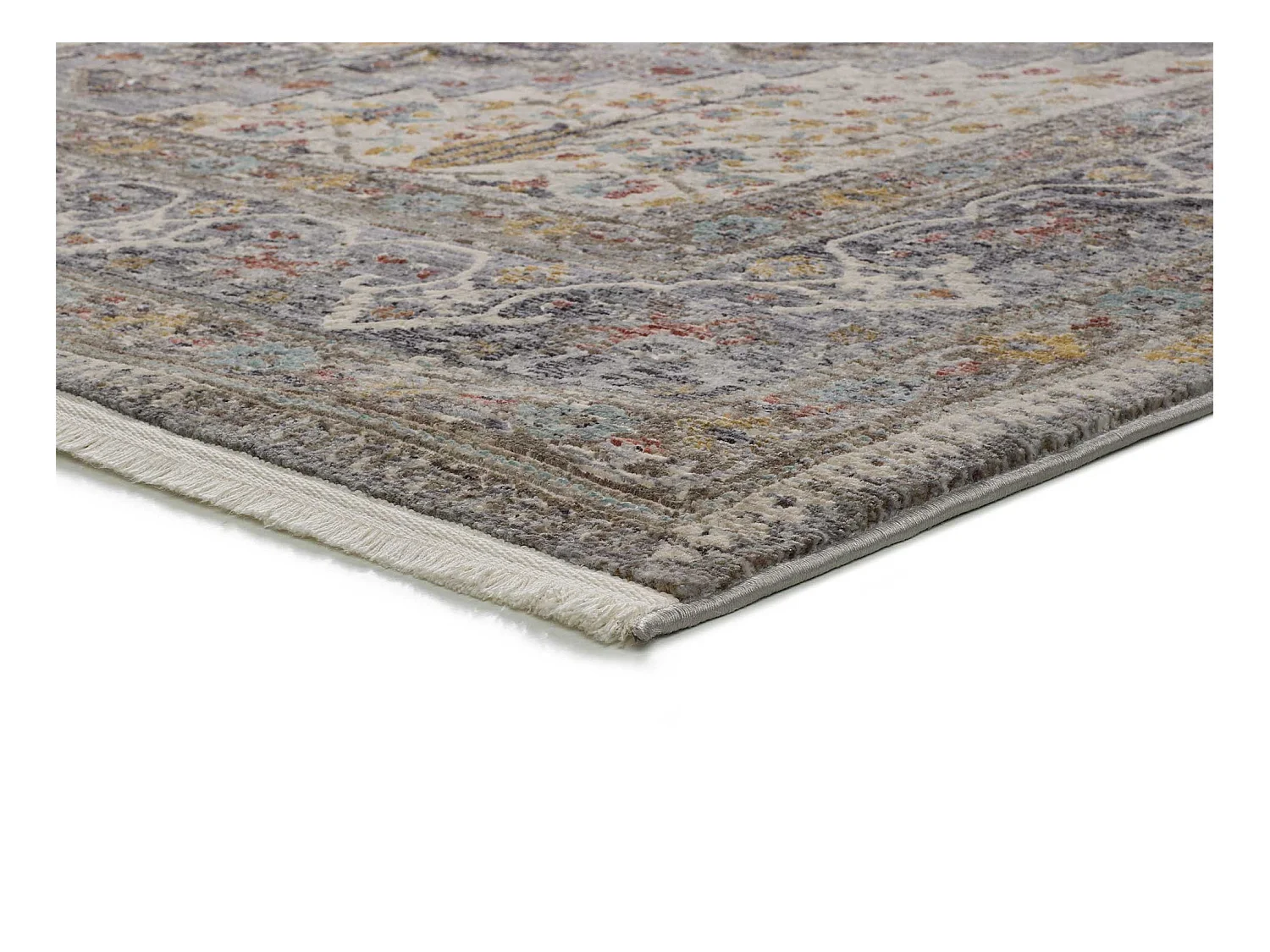 Tapete interior - abstrato - cinzento - 120 x 170 cm - SAROUGH