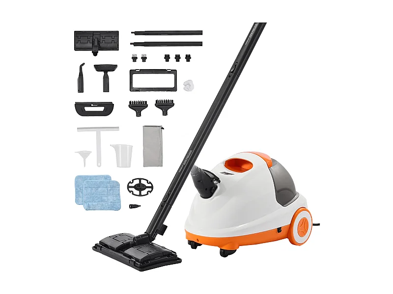 Limpiador a Vapor SucceBuy, 23 Accesorios, Limpiador a Vapor Multifunción para la Limpieza del Hogar