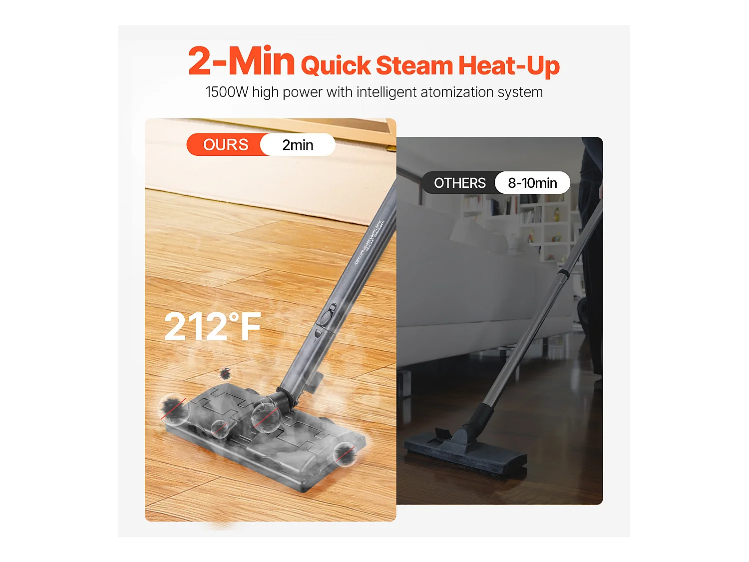 Nettoyeur Vapeur SucceBuy, 23 Accessoires, Nettoyeur Vapeur Multifonction pour le Nettoyage de la Maison