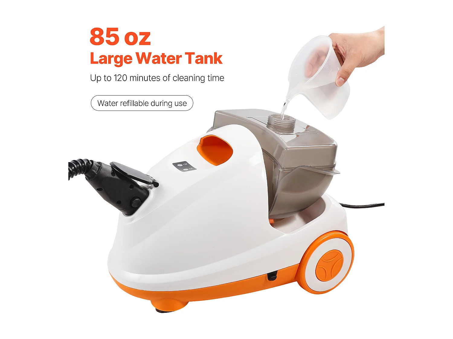 Nettoyeur Vapeur SucceBuy, 23 Accessoires, Nettoyeur Vapeur Multifonction pour le Nettoyage de la Maison