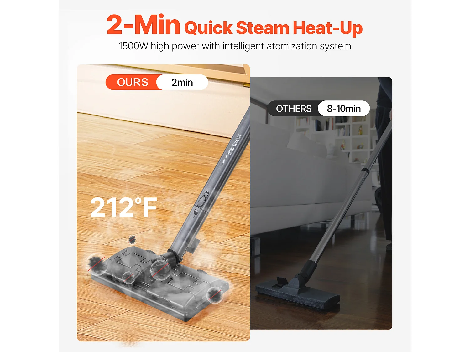 Nettoyeur Vapeur SucceBuy, 23 Accessoires, Nettoyeur Vapeur Multifonction pour le Nettoyage de la Maison