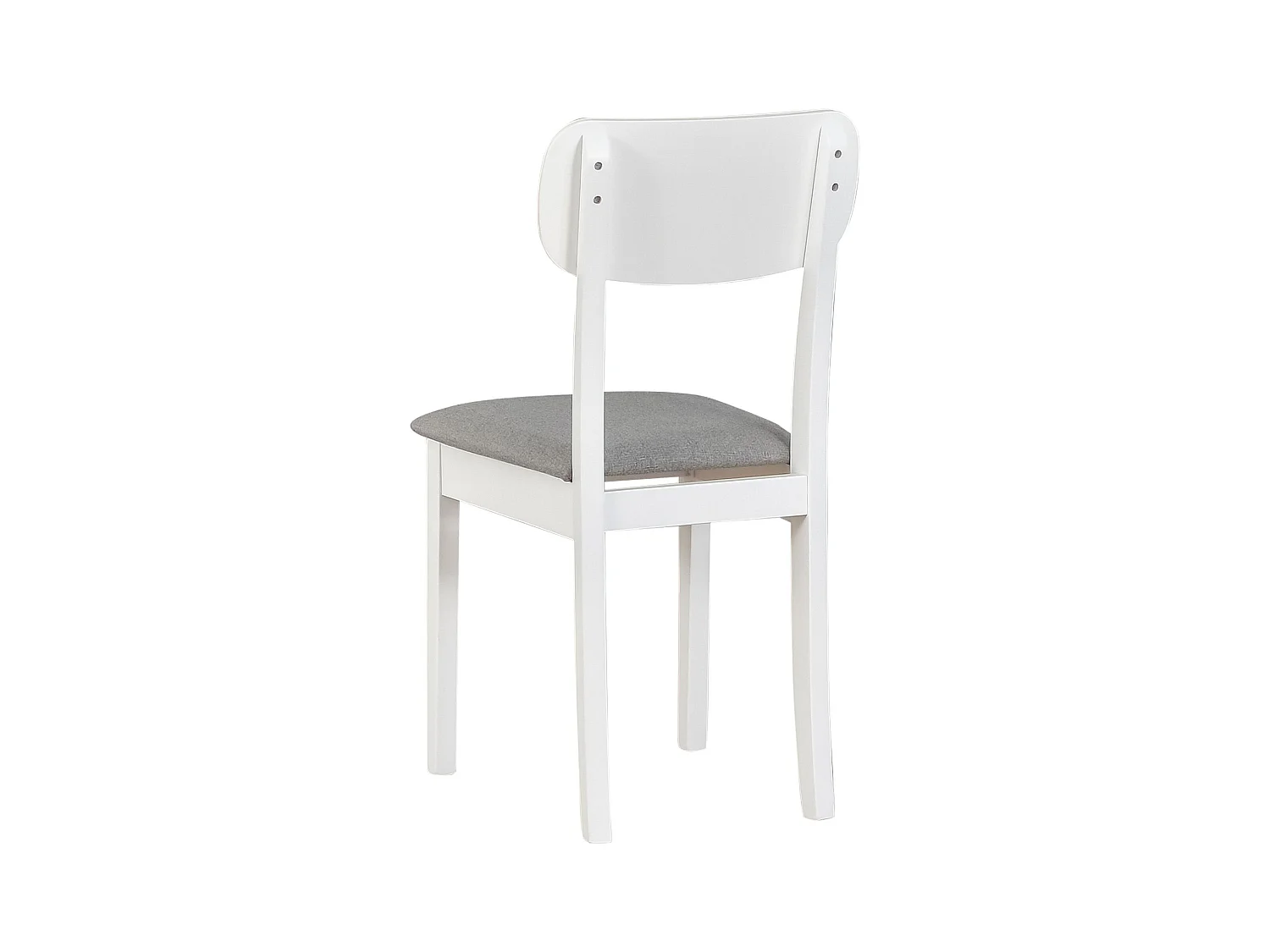 Silla de comedor acolchada – Gris claro/Blanco – NOELES