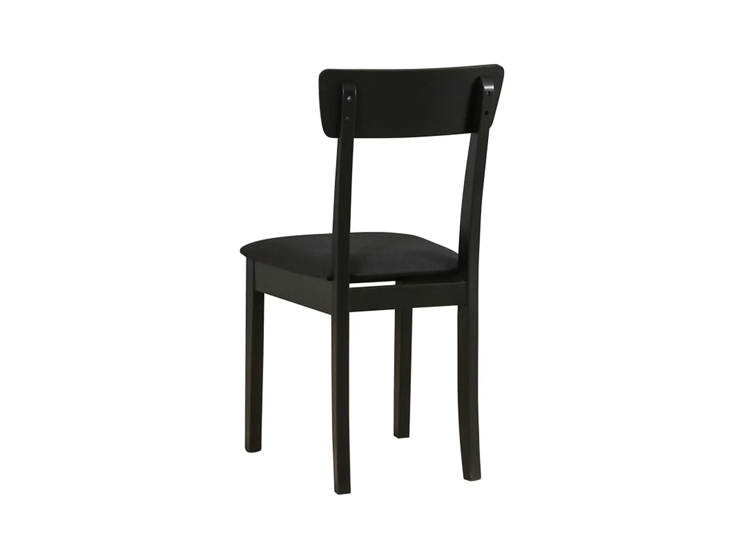 Chaise de salle à manger rembourrée - noir - WEHRON
