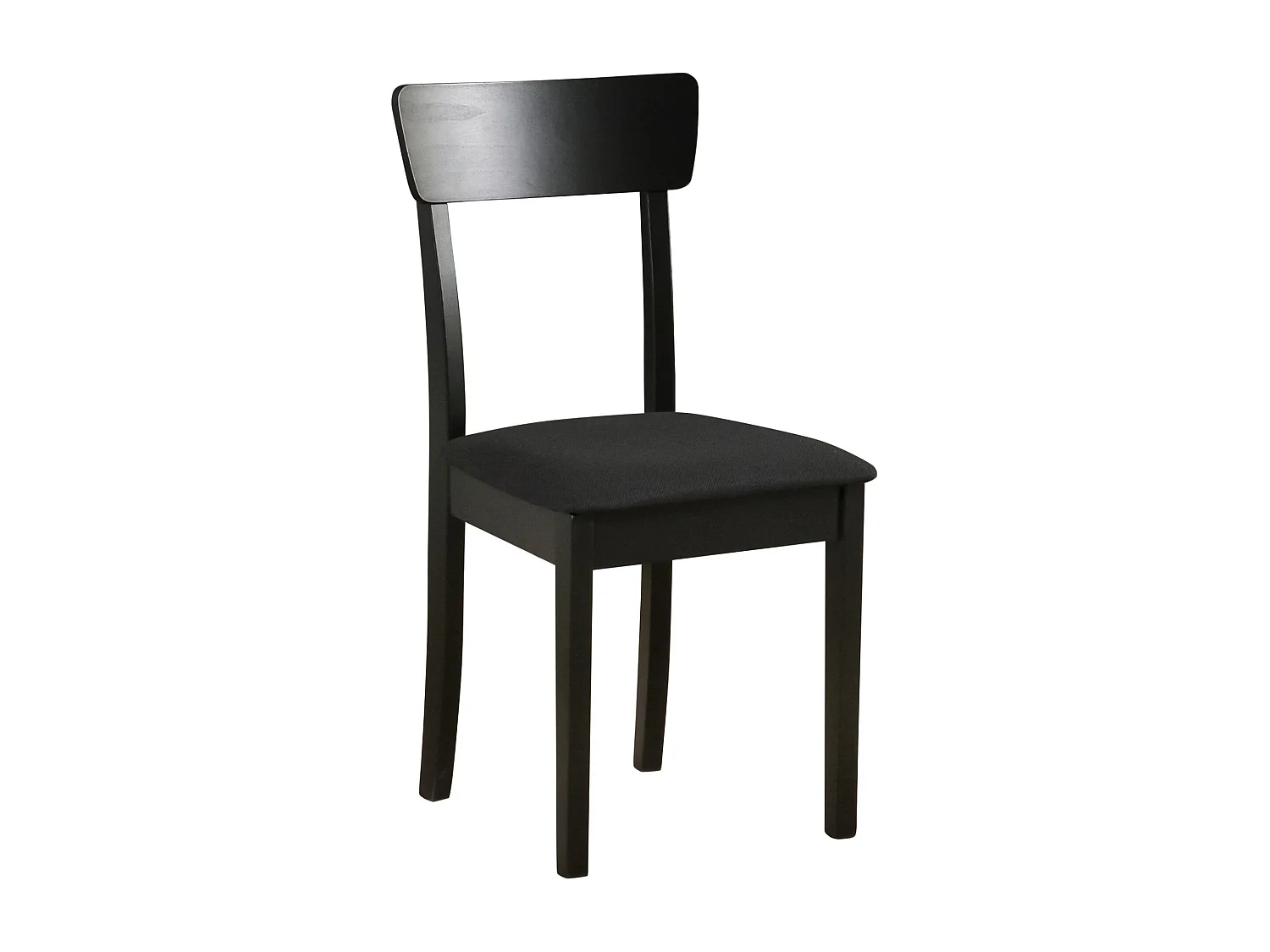 Silla de comedor acolchada – Negro – WEHRON