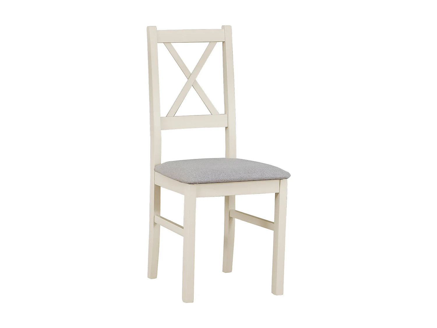 Chaise de salle à manger rembourrée - gris clair/greige - TRUNOS