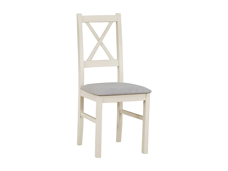 Chaise de salle à manger rembourrée - gris clair/greige - TRUNOS