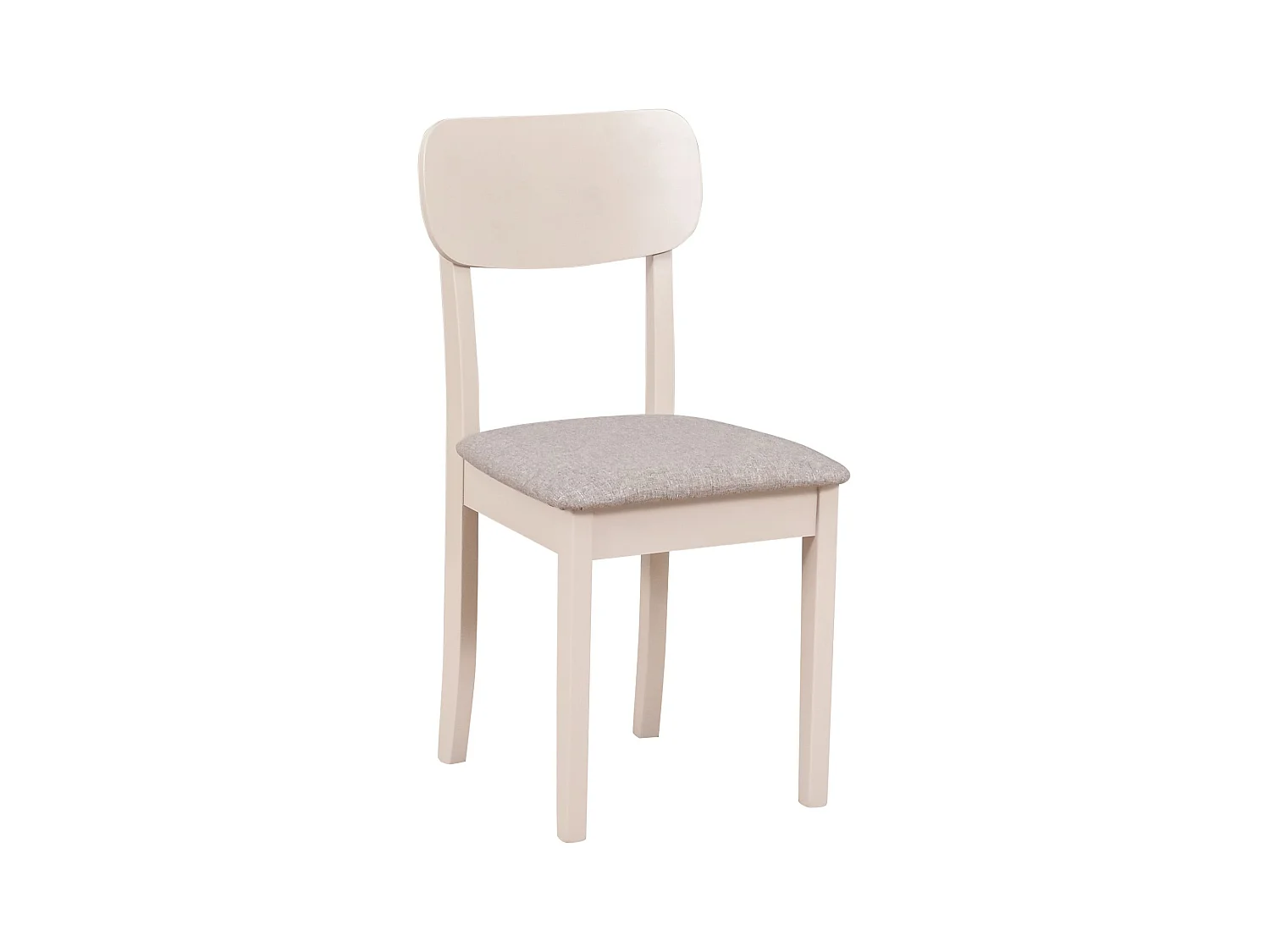 Esszimmerstuhl mit Polstersitz – Hellbeige/Greige – NOELES