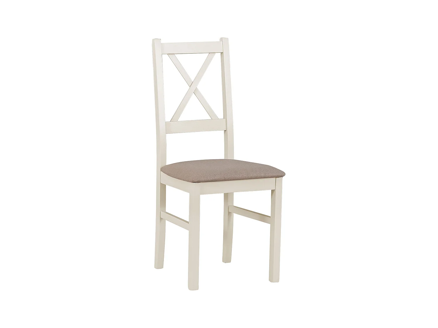 Esszimmerstuhl mit Polstersitz – Beige/Greige – TRUNOS