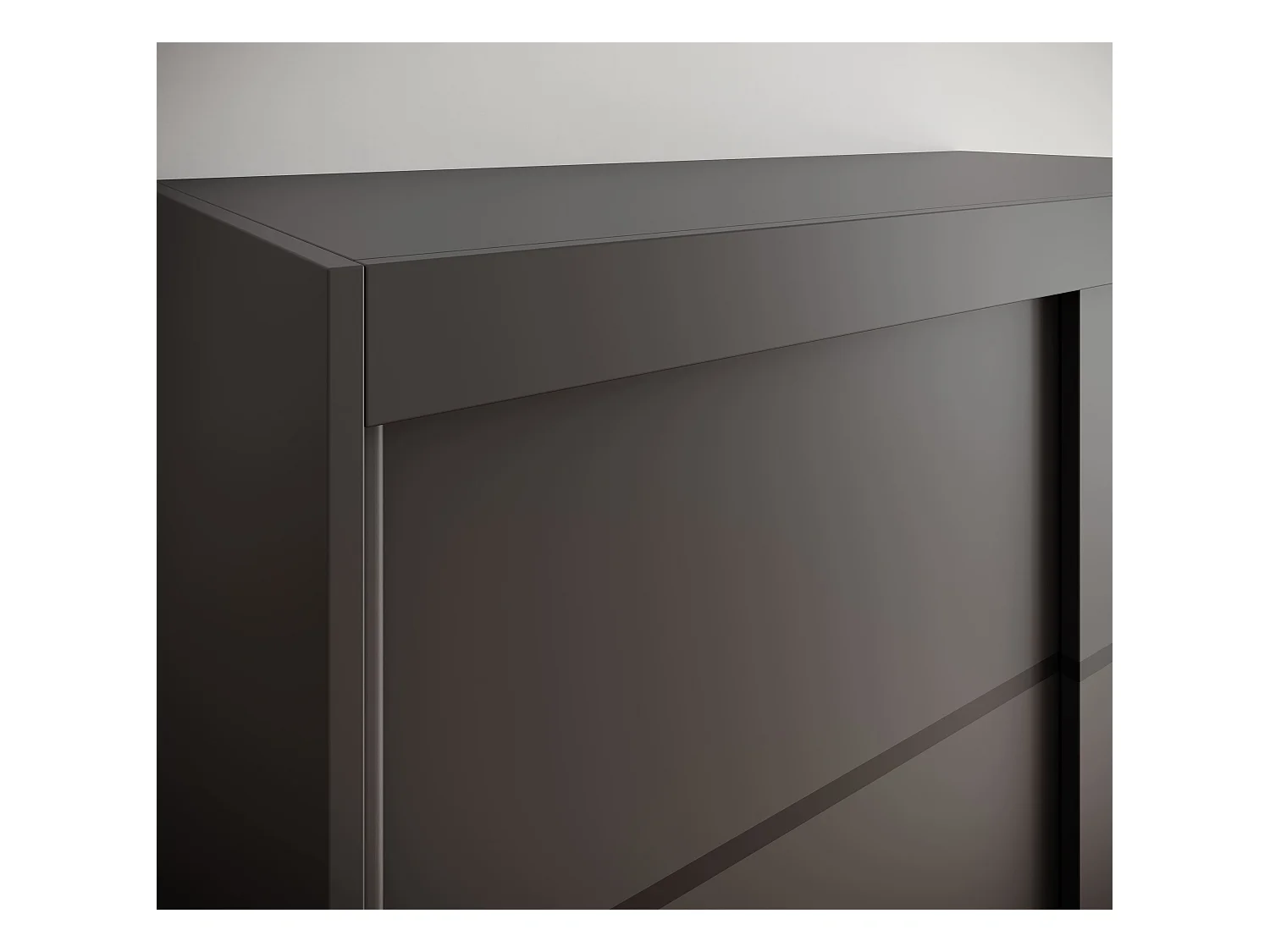 Kleiderchrank Paola/Schiebentüren/Schwarz