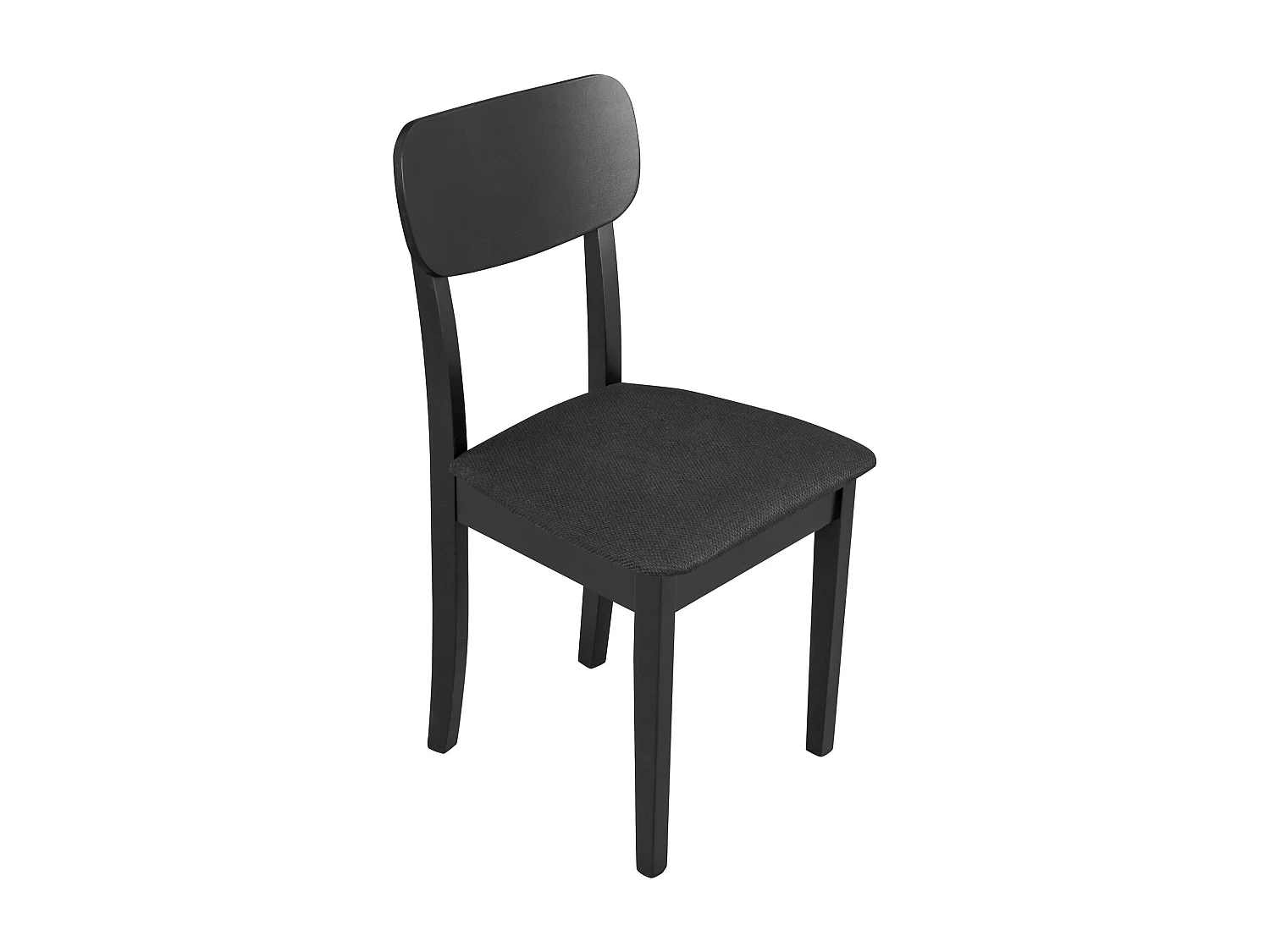 Silla de comedor acolchada – Negro – NOELES