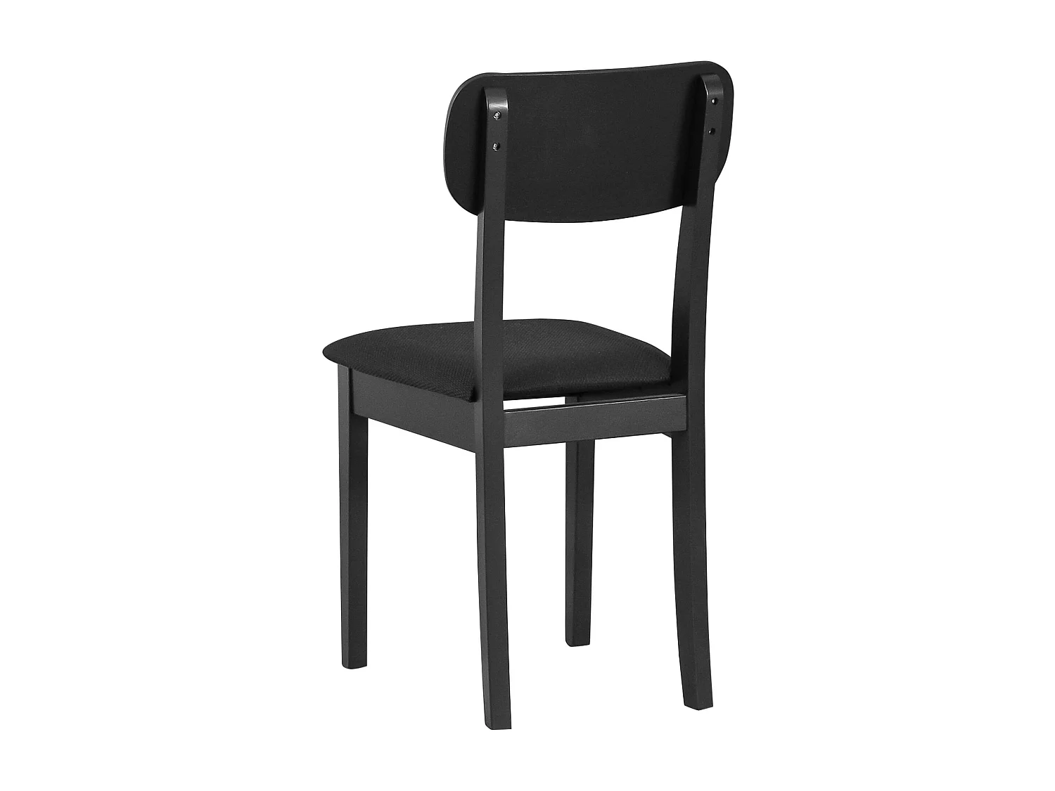 Silla de comedor acolchada – Negro – NOELES