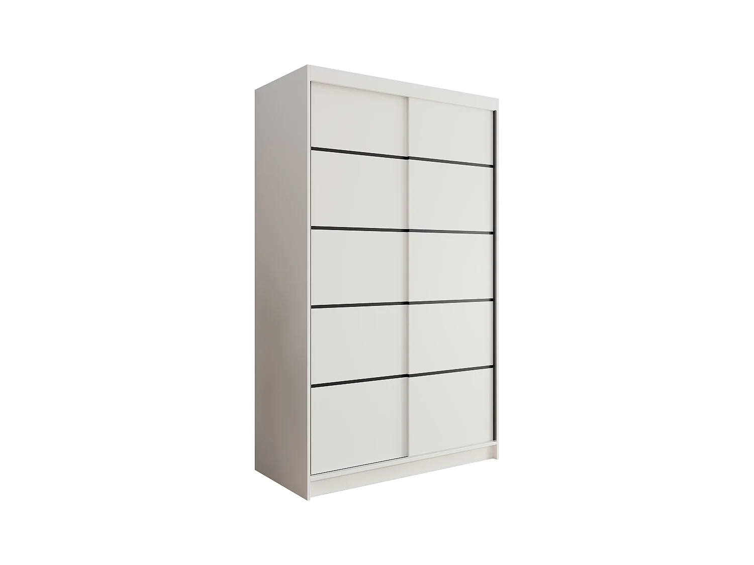 Armoire Paola/Portes coulissantes/Blanc