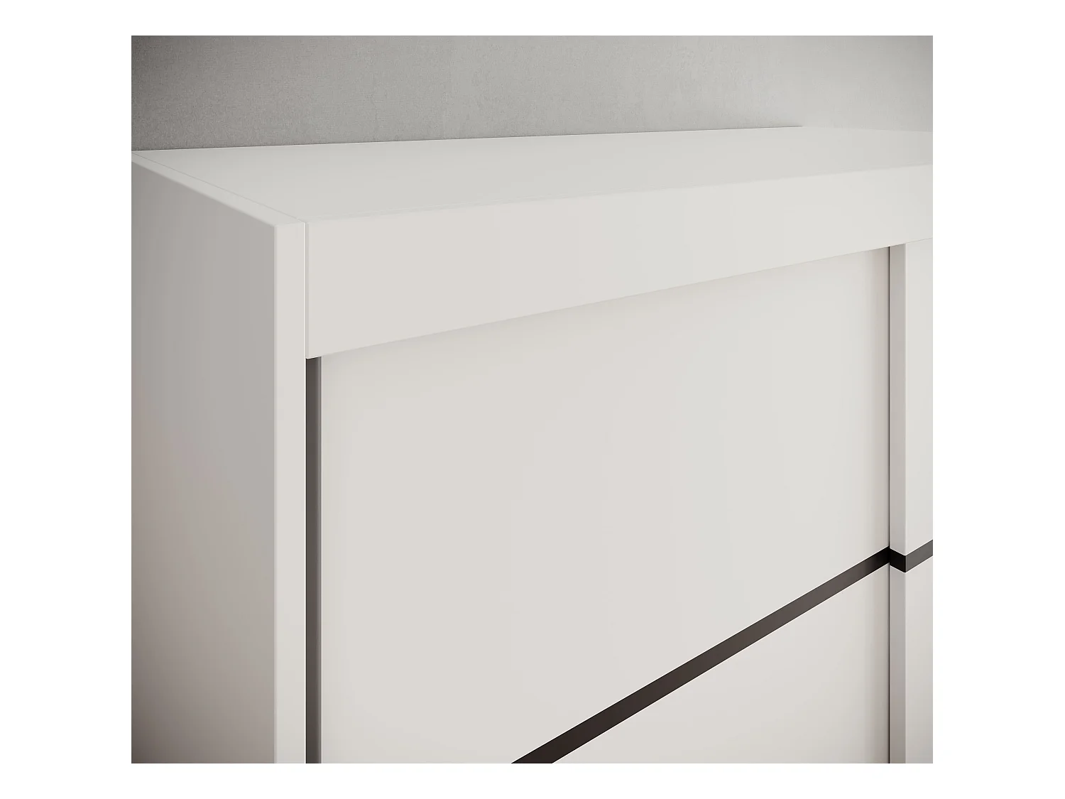 Armoire Paola/Portes coulissantes/Blanc