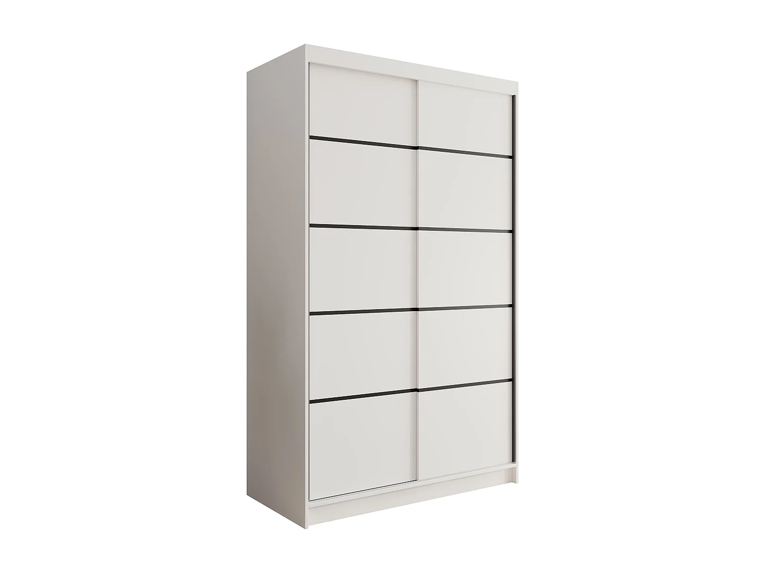 Armoire Paola/Portes coulissantes/Blanc